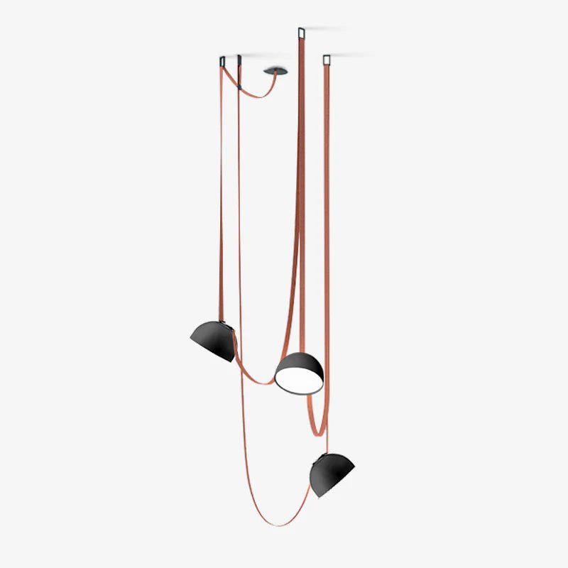 Cog Modern Minimalist Combination Leather Pendant Light - Letslighting
