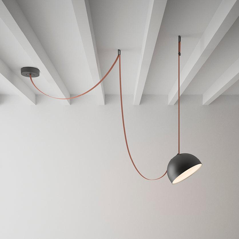Cog Modern Minimalist Combination Leather Pendant Light - Letslighting
