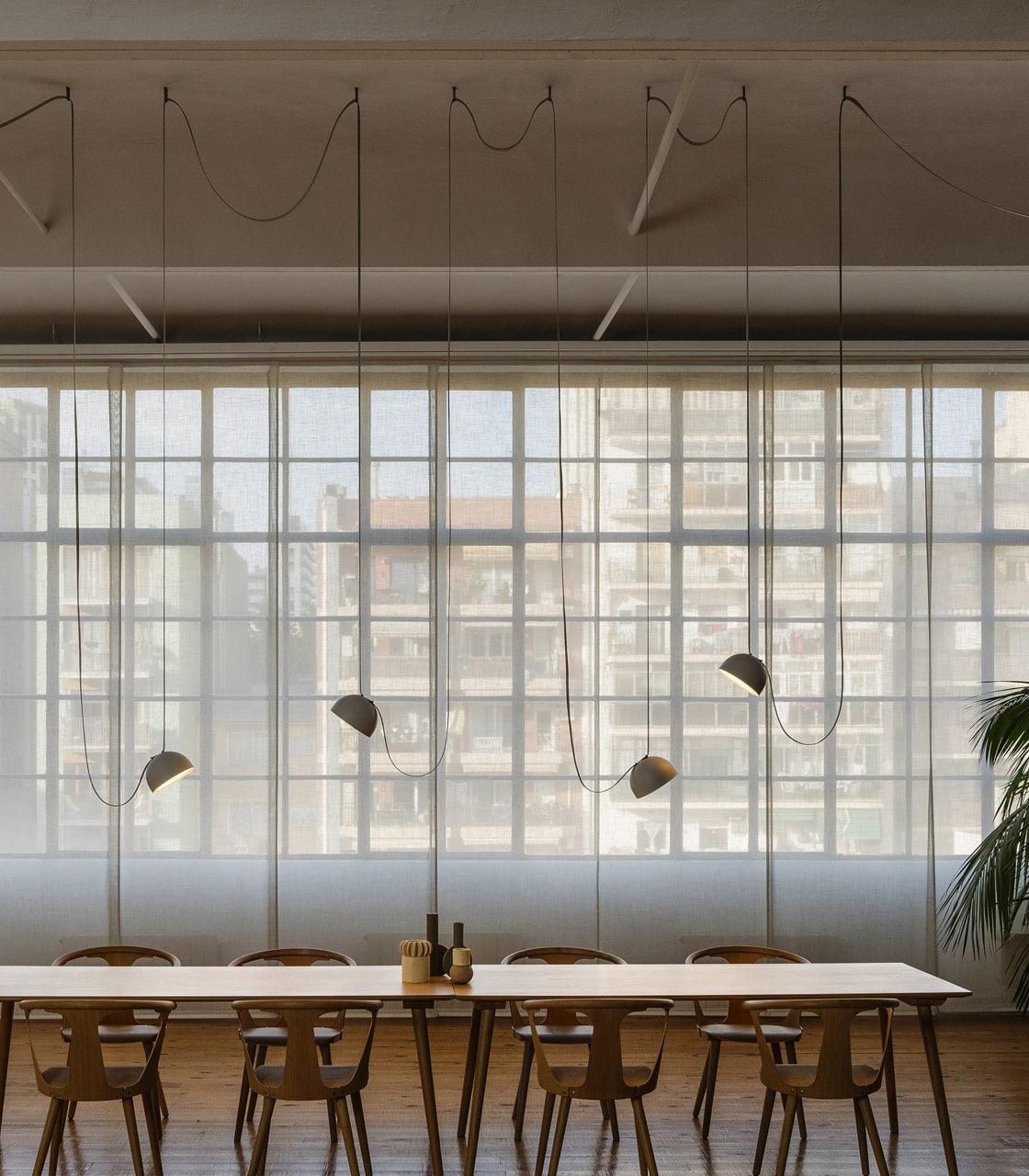 Cog Modern Minimalist Combination Leather Pendant Light - Letslighting