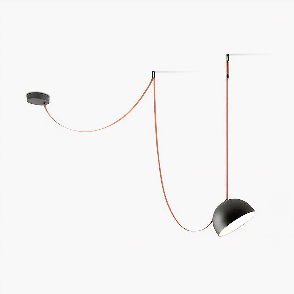 Cog Modern Minimalist Combination Leather Pendant Light - Letslighting