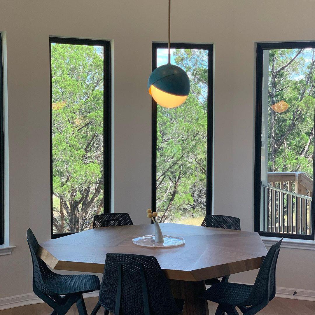 Solara Pendant Lamp Brass Nested Opal Globe Modern - Letslighting