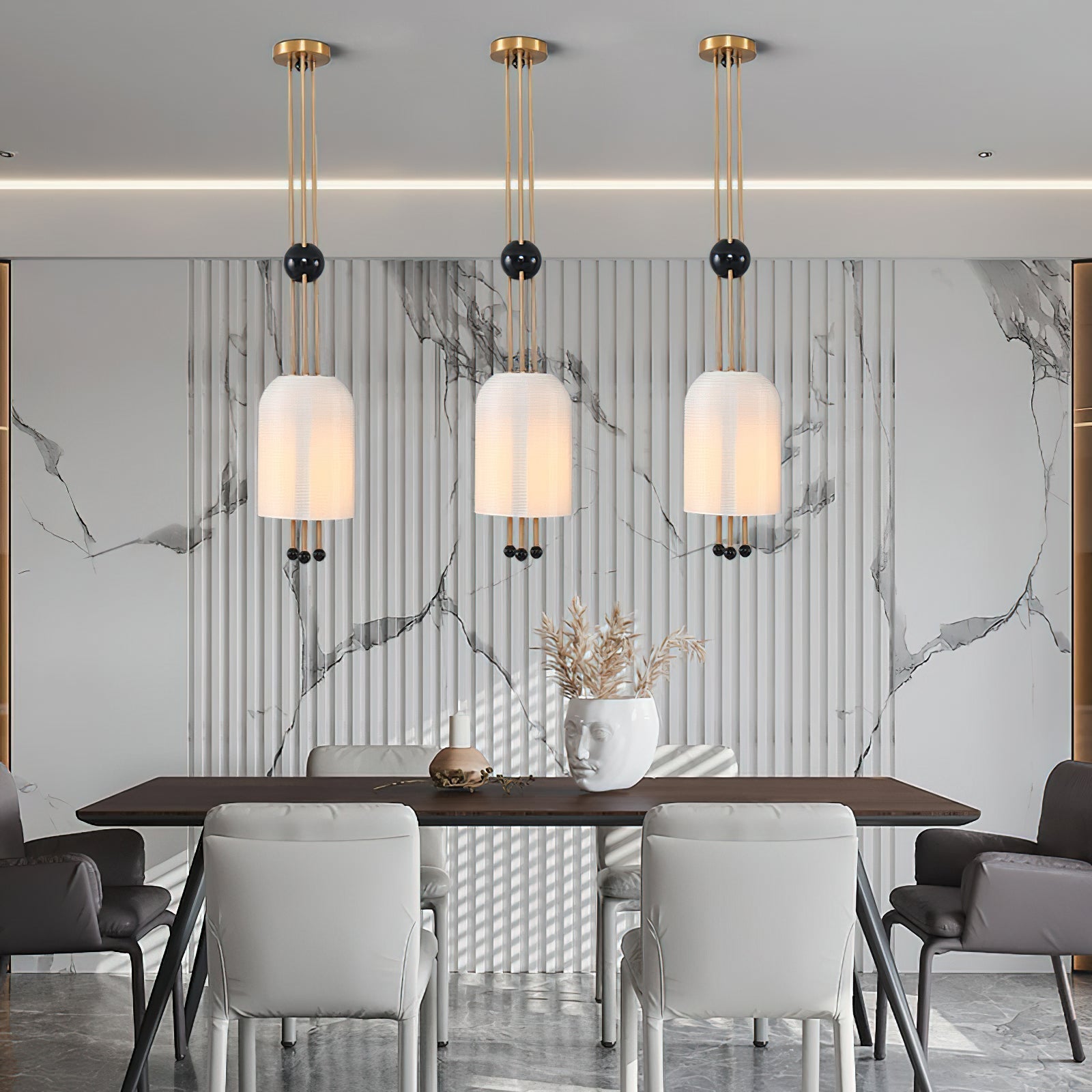 Voloraris Traditional Elegance Glass Pendant Light - Letslighting
