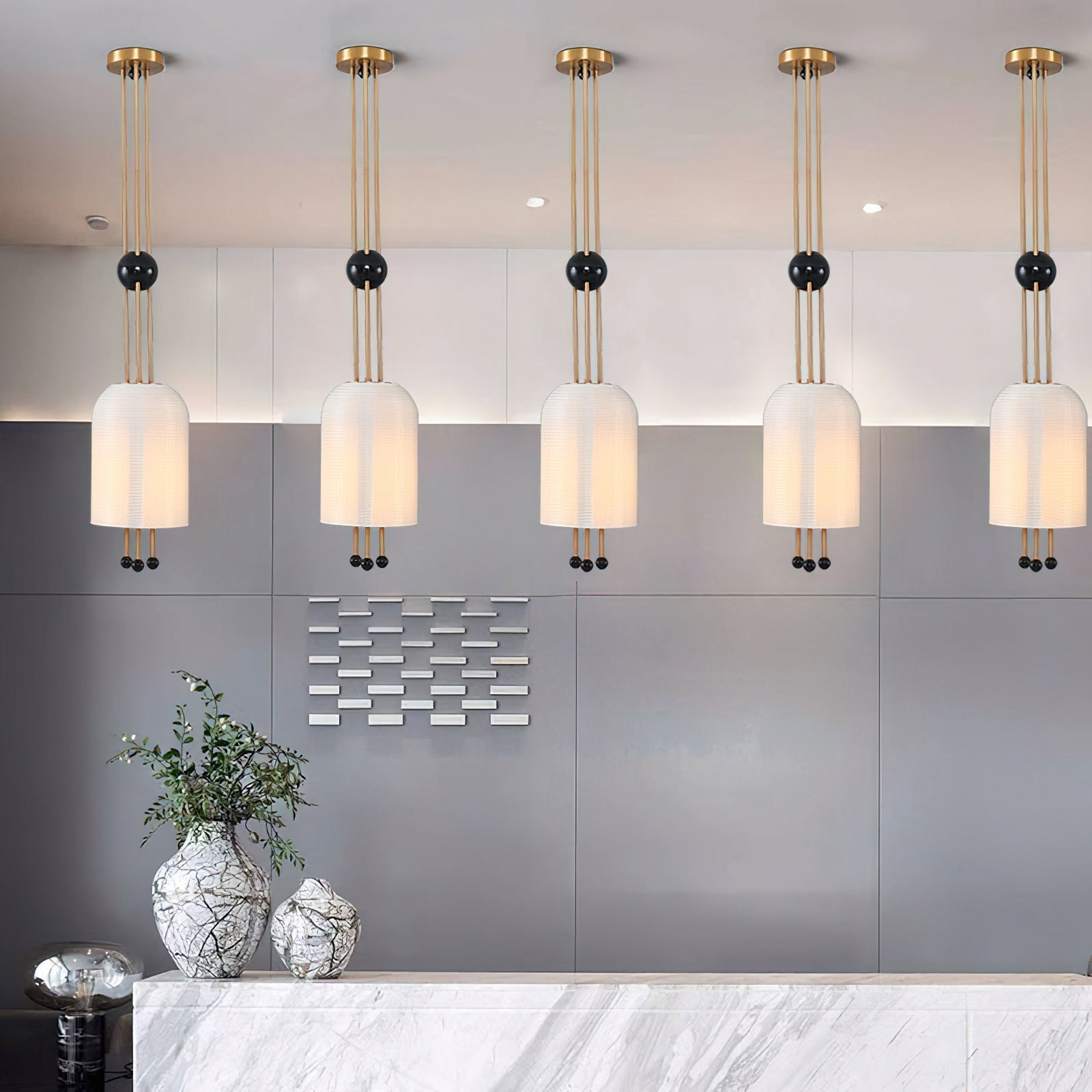 Voloraris Traditional Elegance Glass Pendant Light - Letslighting