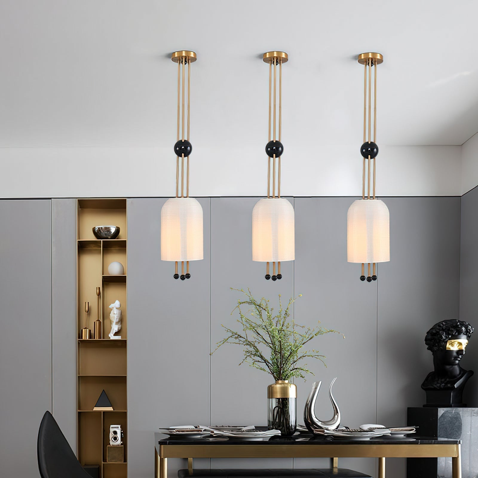 Voloraris Traditional Elegance Glass Pendant Light - Letslighting