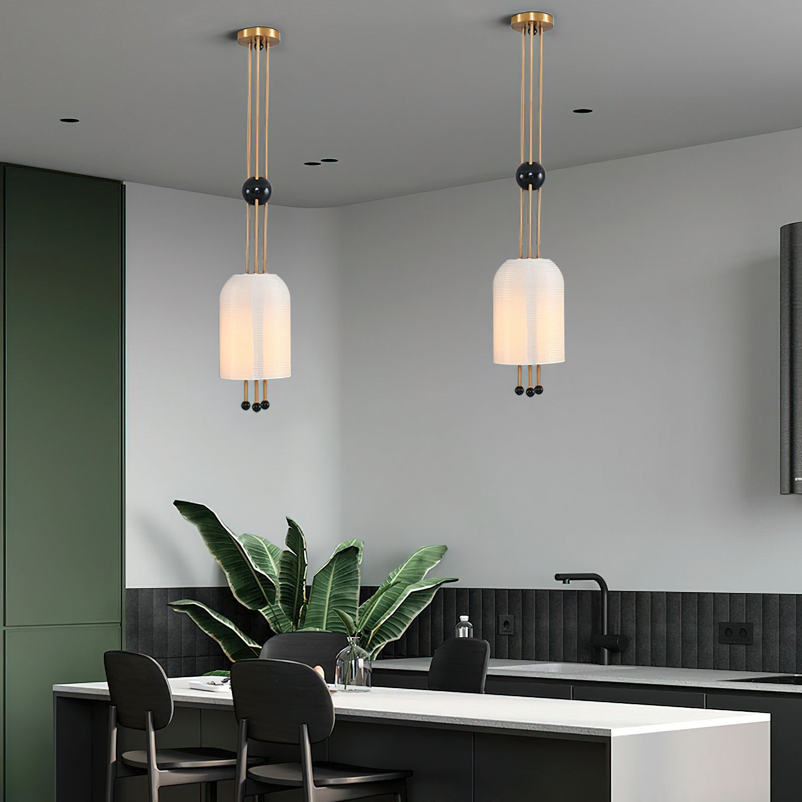 Voloraris Traditional Elegance Glass Pendant Light - Letslighting