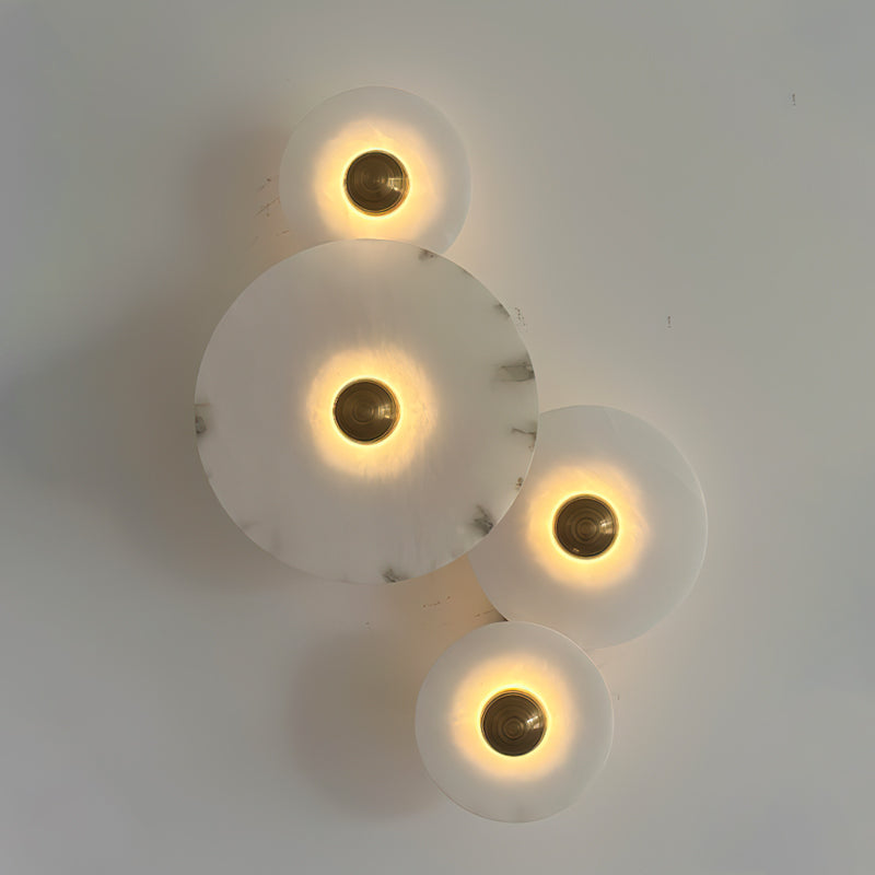 Slender Wall Lamp Alabaster Modern Minimalist - Letslighting