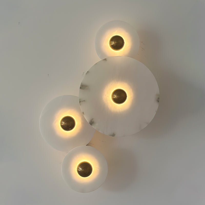 Slender Wall Lamp Alabaster Modern Minimalist - Letslighting