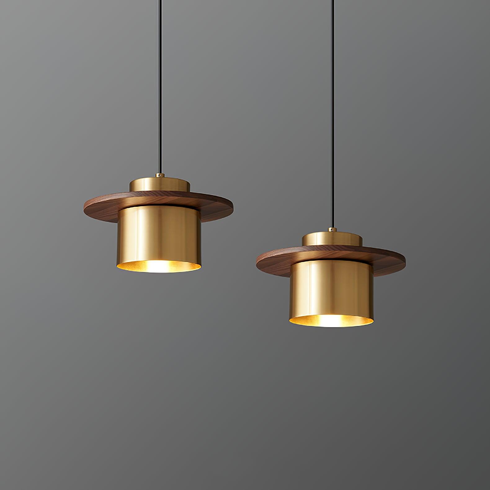 Aurora Industrial Brass Pendant Light - Letslighting