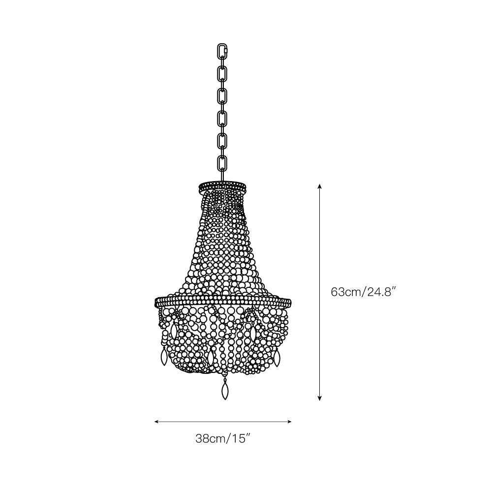 Eirikuvyu Postmodern Luxury Bead Wood Chandelier - Letslighting