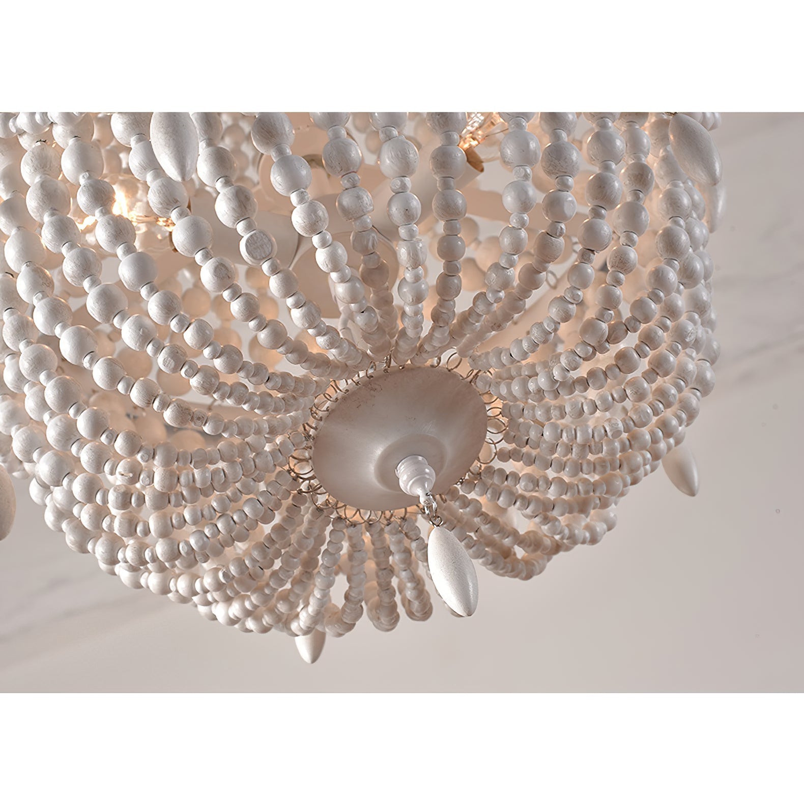 Eirikuvyu Postmodern Luxury Bead Wood Chandelier - Letslighting