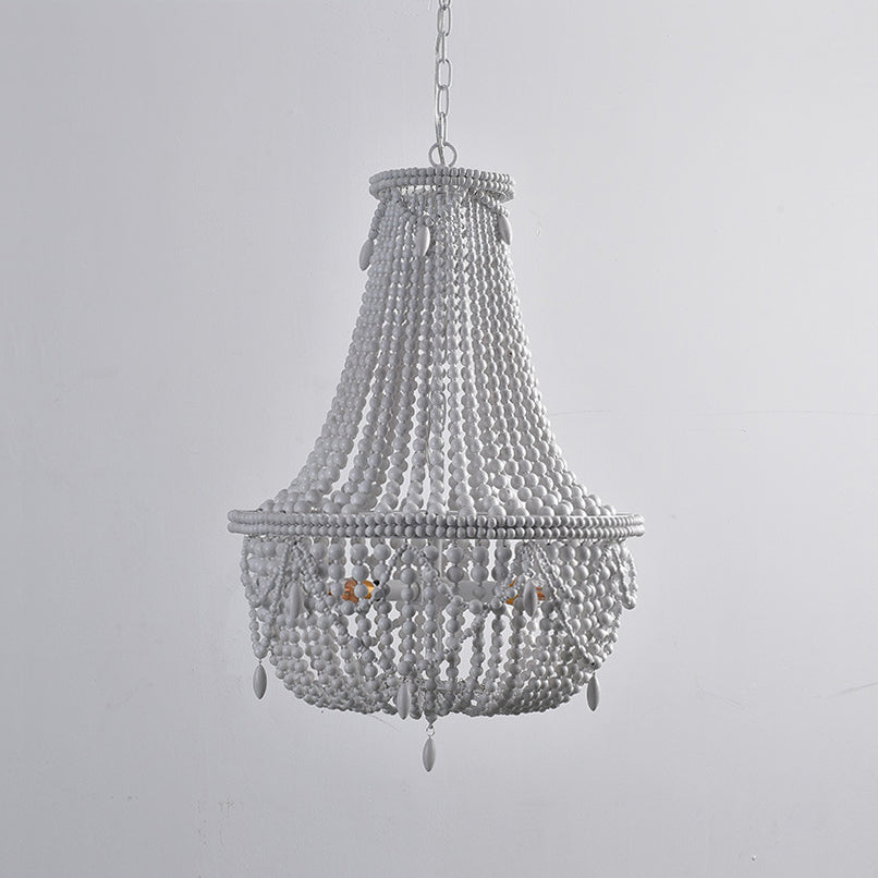 Eirikuvyu Postmodern Luxury Bead Wood Chandelier - Letslighting