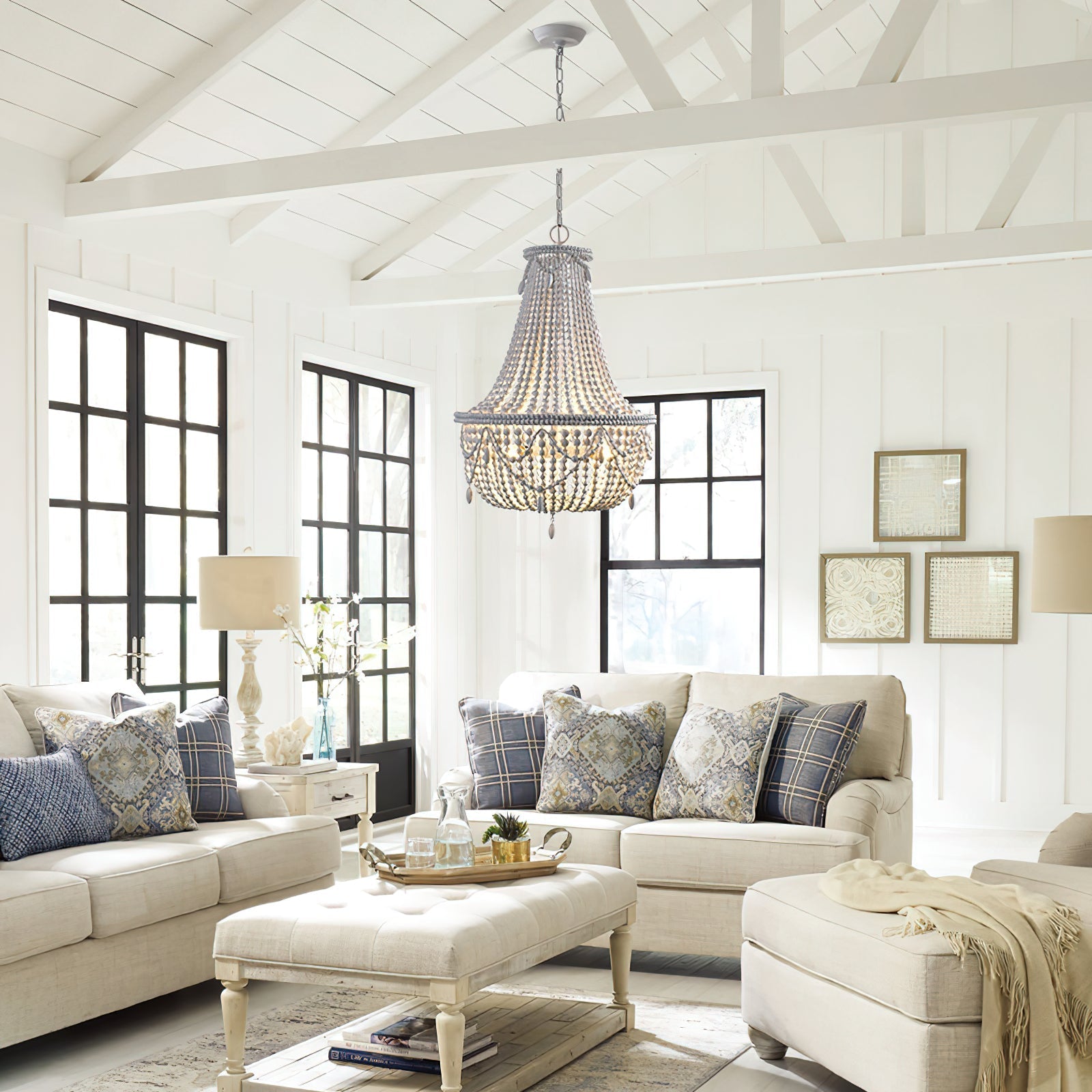 Eirikuvyu Postmodern Luxury Bead Wood Chandelier - Letslighting