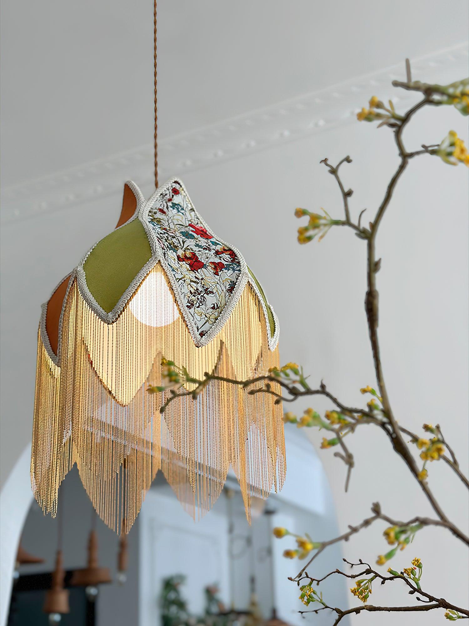 Ardoriel Unique Fringed Pendant Lamp - Letslighting