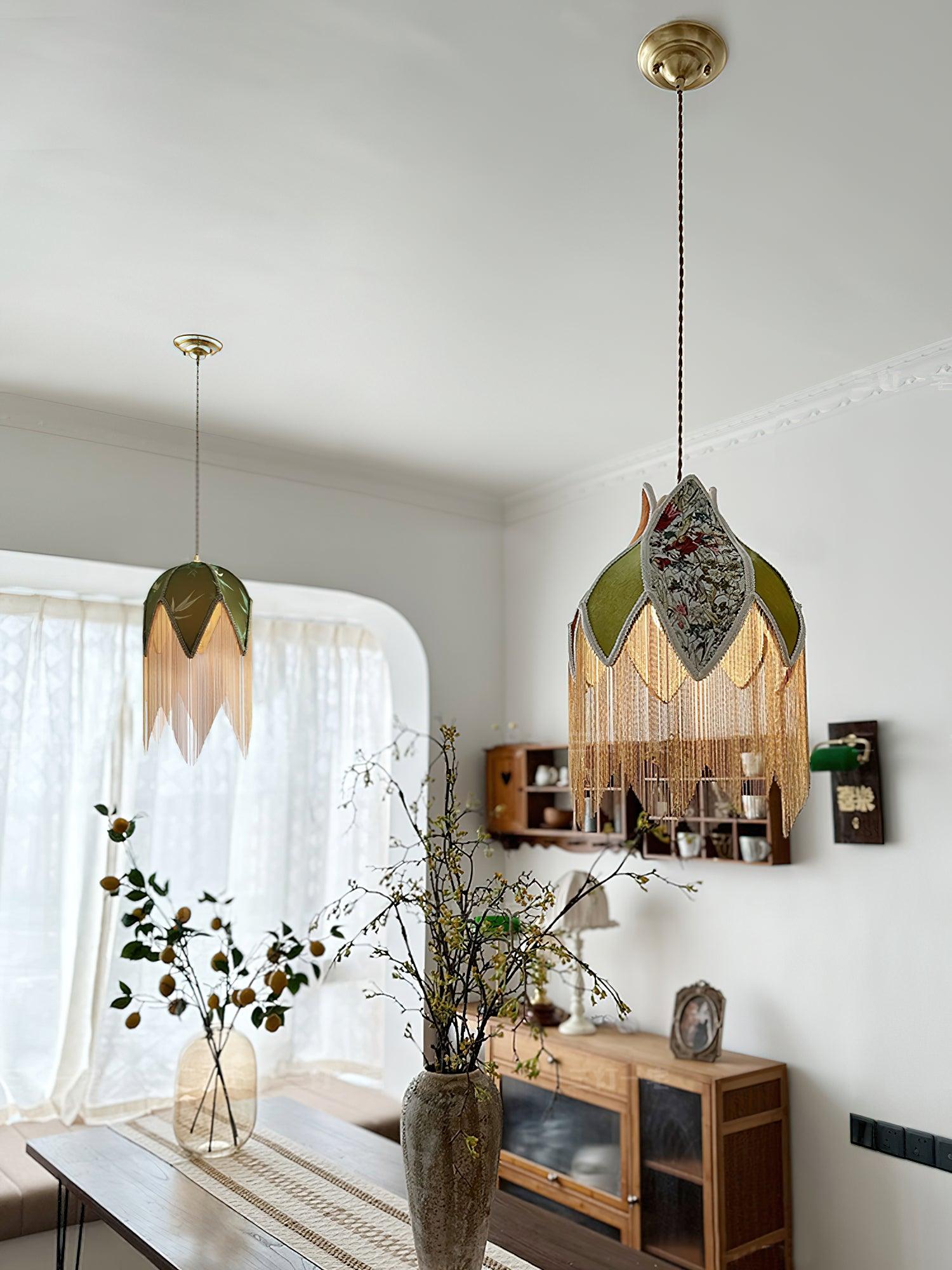 Ardoriel Unique Fringed Pendant Lamp - Letslighting