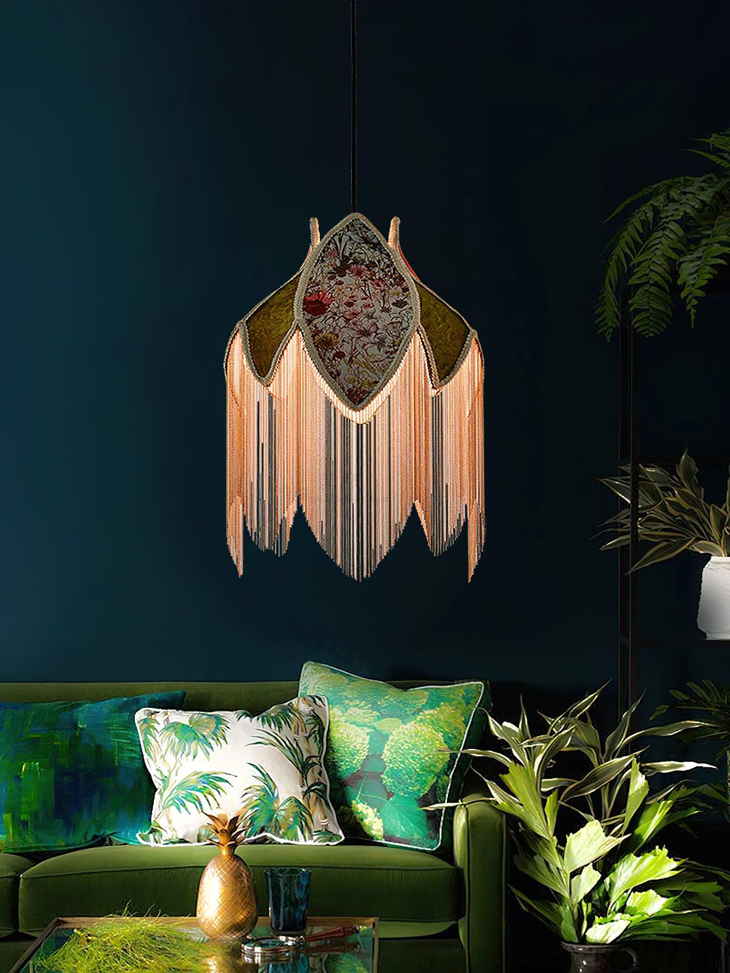 Ardoriel Unique Fringed Pendant Lamp - Letslighting