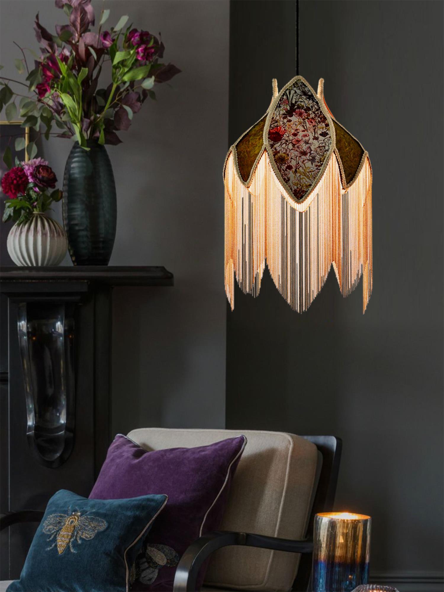 Ardoriel Unique Fringed Pendant Lamp - Letslighting