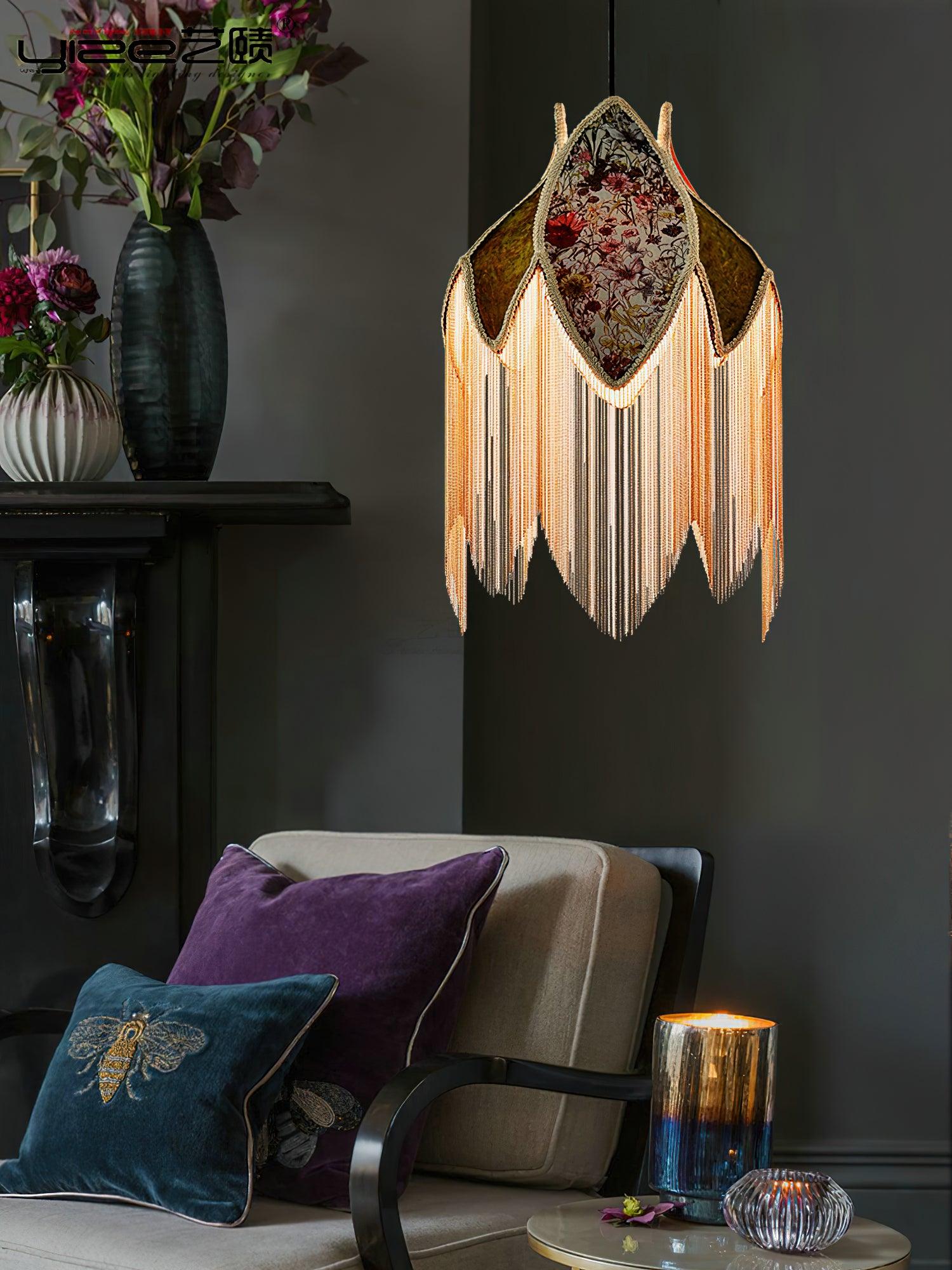 Ardoriel Unique Fringed Pendant Lamp - Letslighting