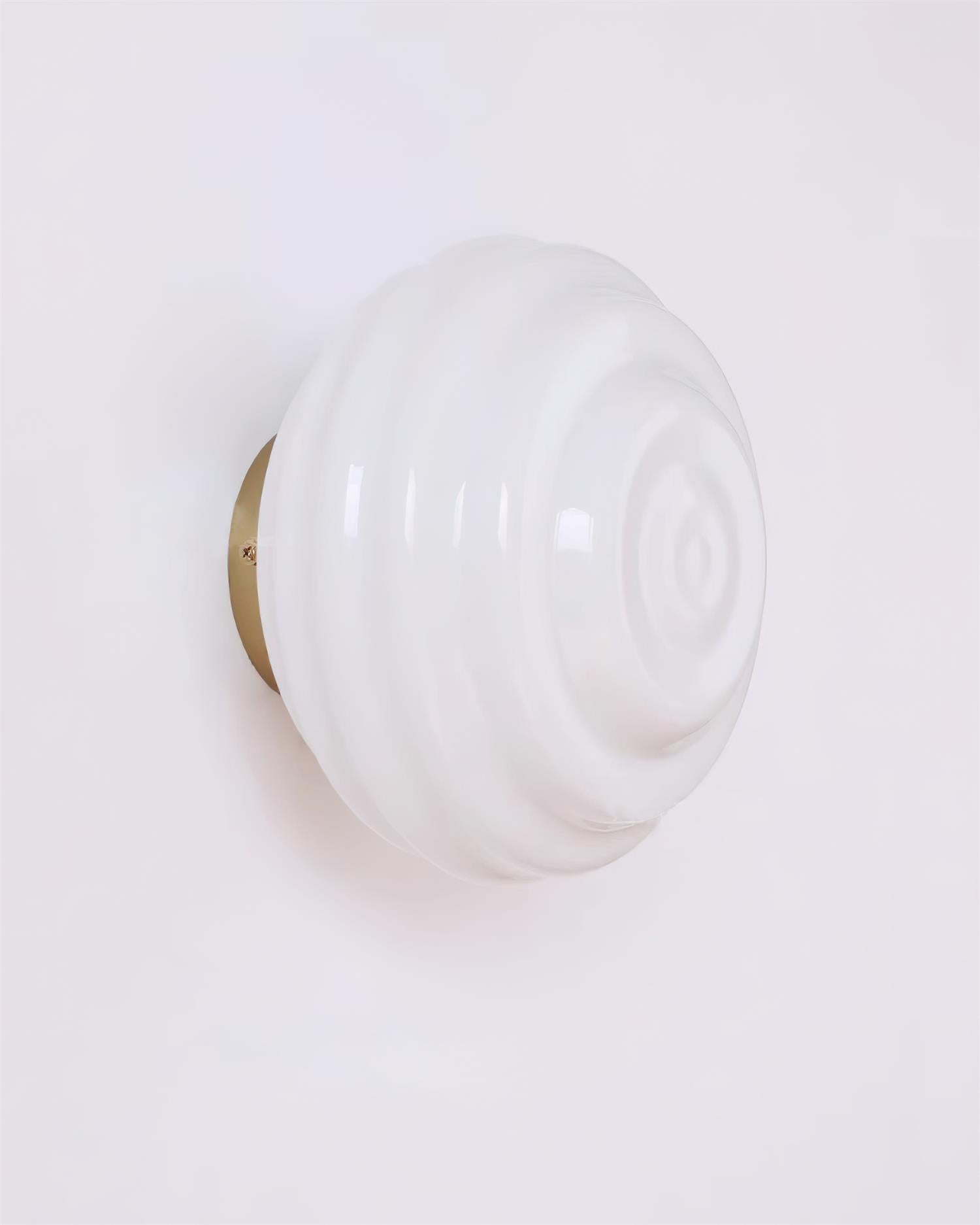 Duvia Rippled Glass Wall Lamp - Letslighting