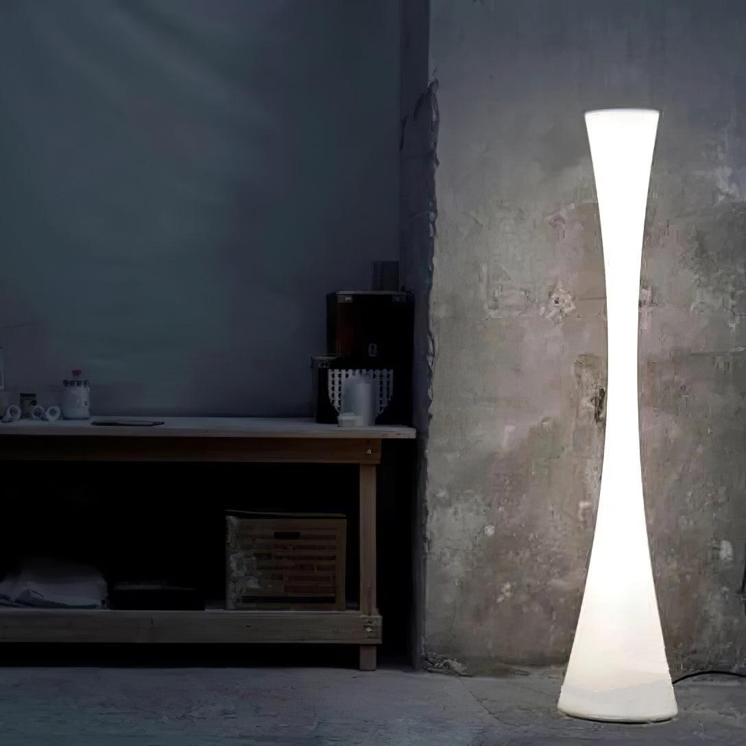 Solara Floor Lamp White Modern - Letslighting