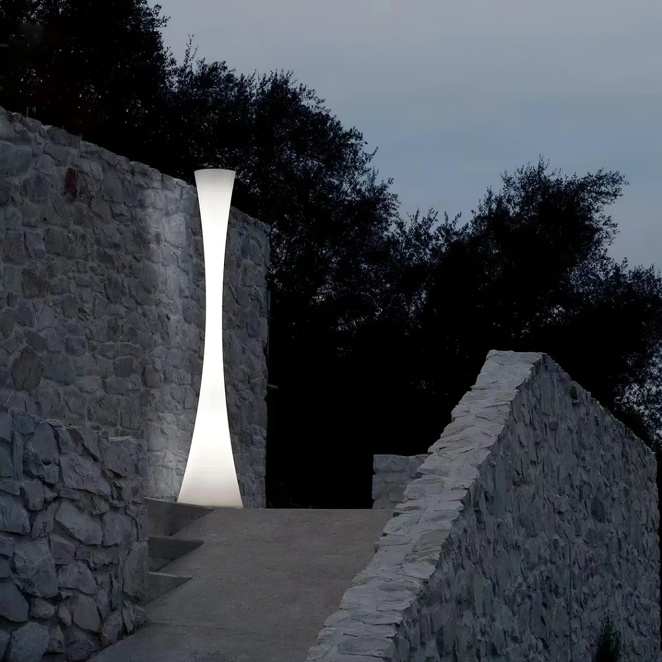 Solara Floor Lamp White Modern - Letslighting