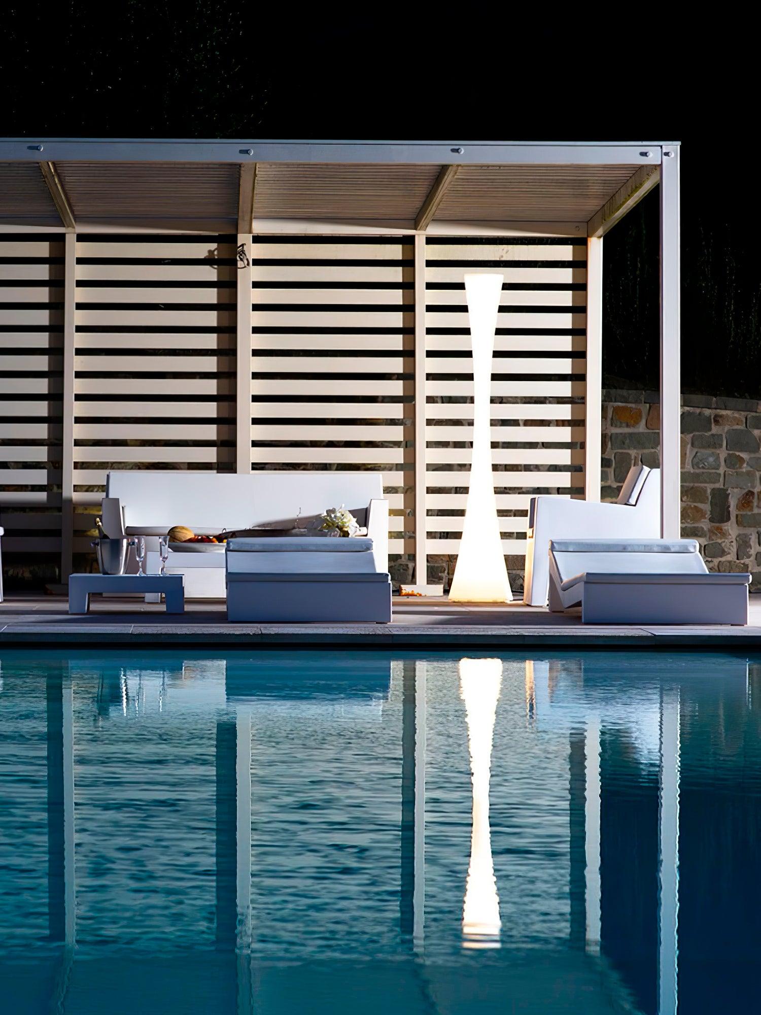 Solara Floor Lamp White Modern - Letslighting