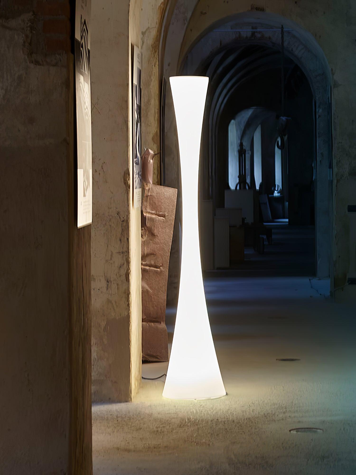 Solara Floor Lamp White Modern - Letslighting
