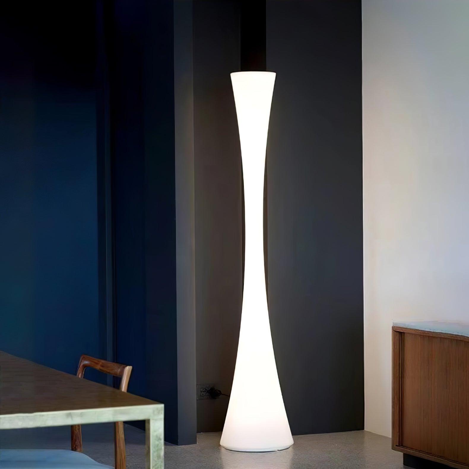 Solara Floor Lamp White Modern - Letslighting