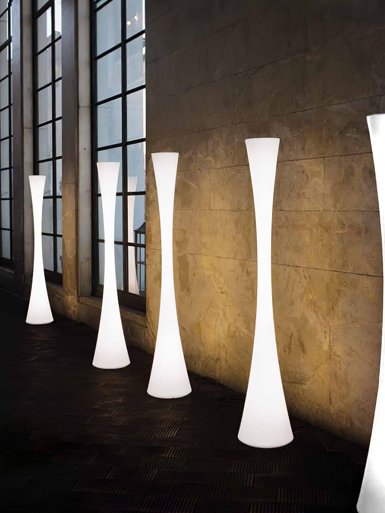 Solara Floor Lamp White Modern - Letslighting