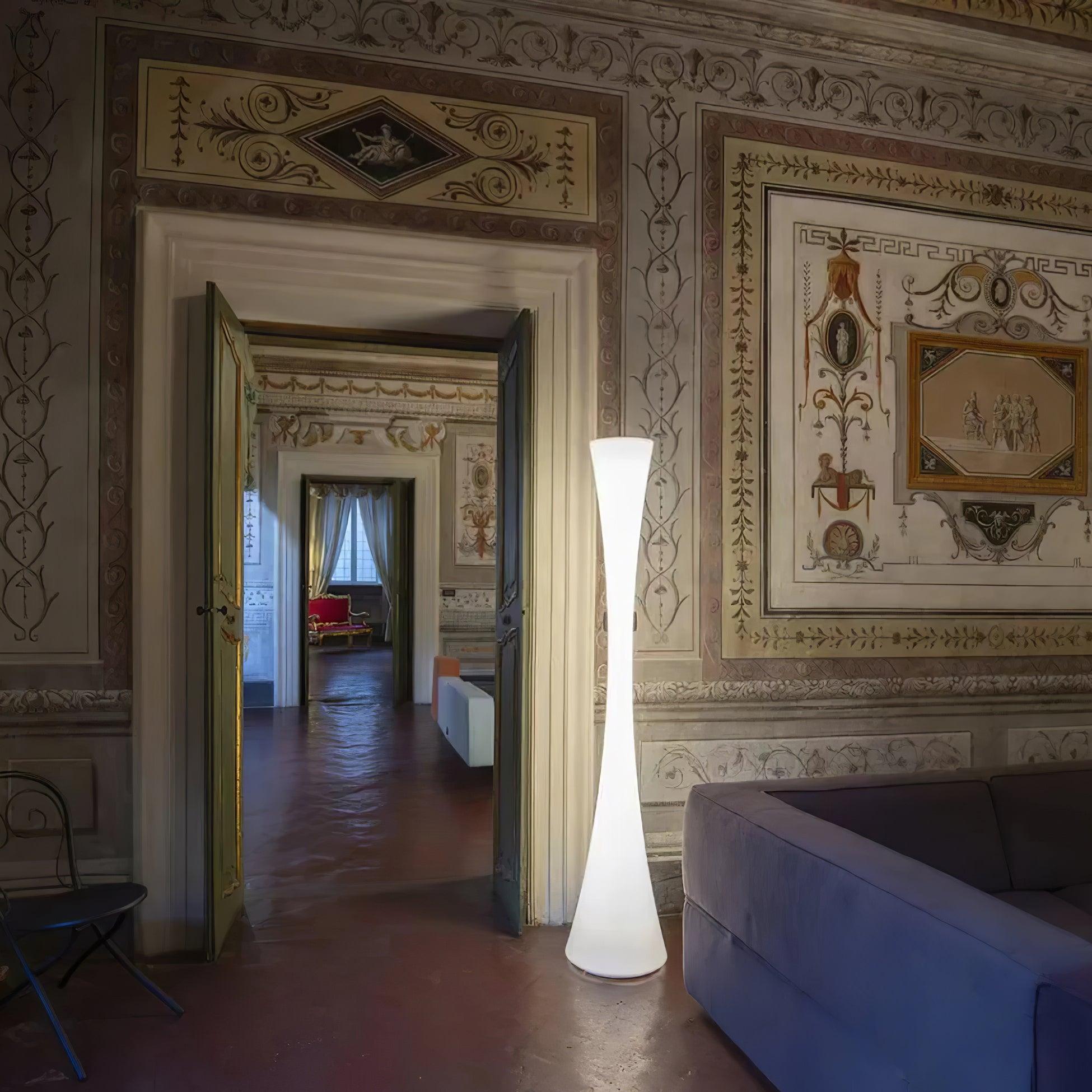 Solara Floor Lamp White Modern - Letslighting