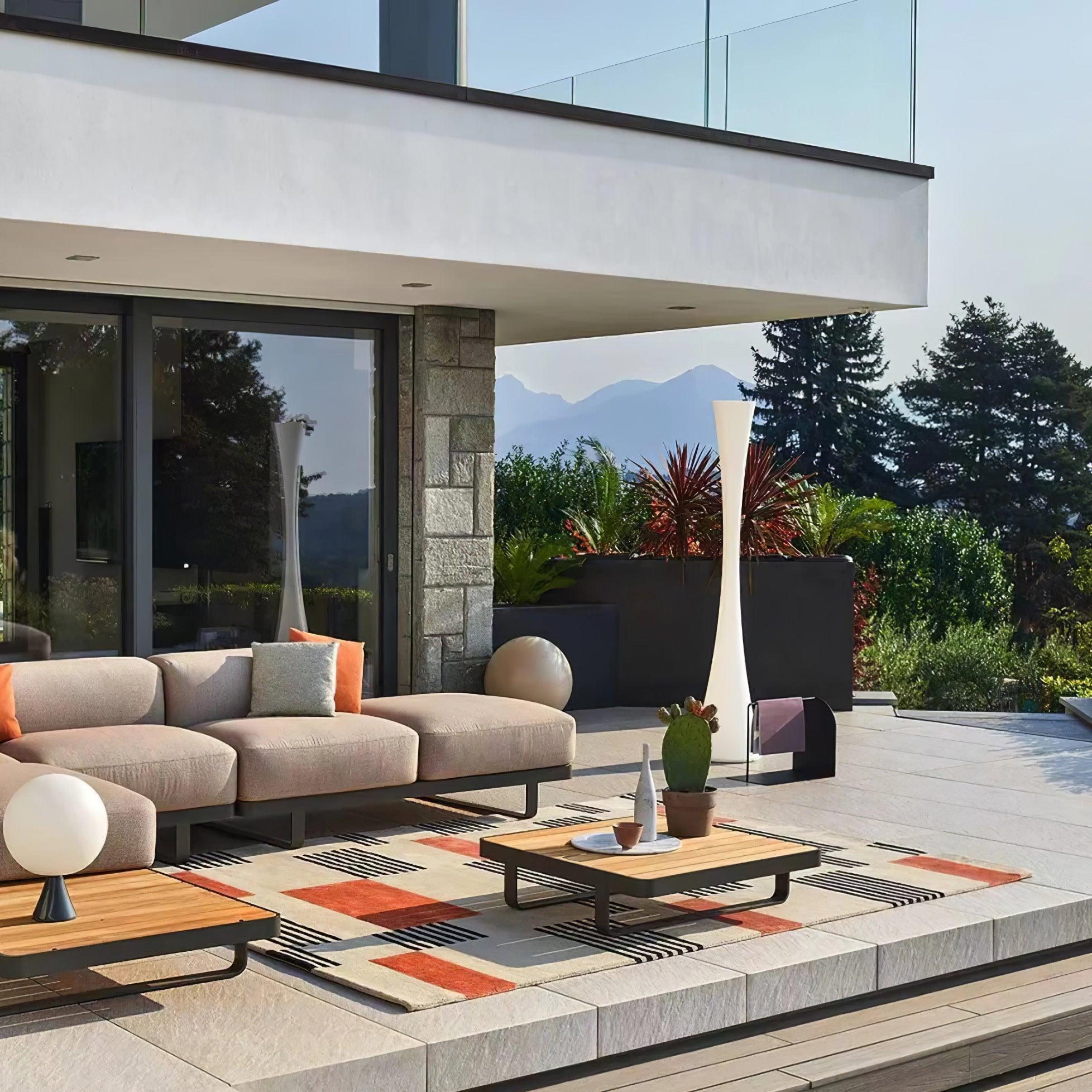 Solara Floor Lamp White Modern - Letslighting