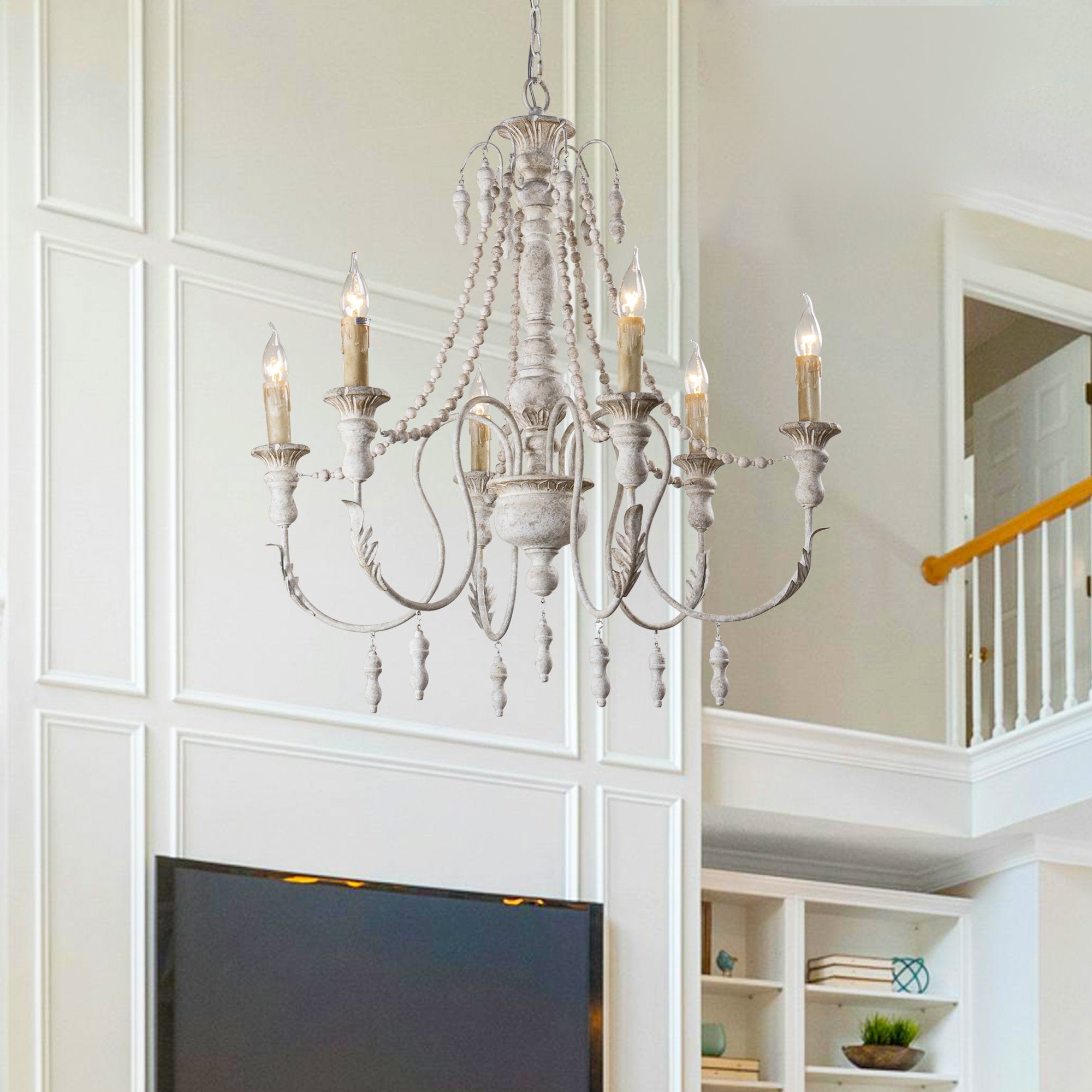 Norduvyh Postmodern Luxury Traditional Wooden Chandelier - Letslighting