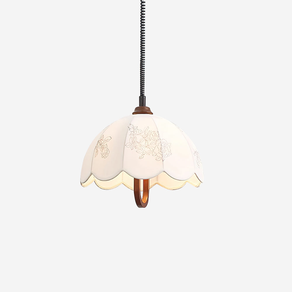 Rosetta Fabric Pendant Light - Letslighting