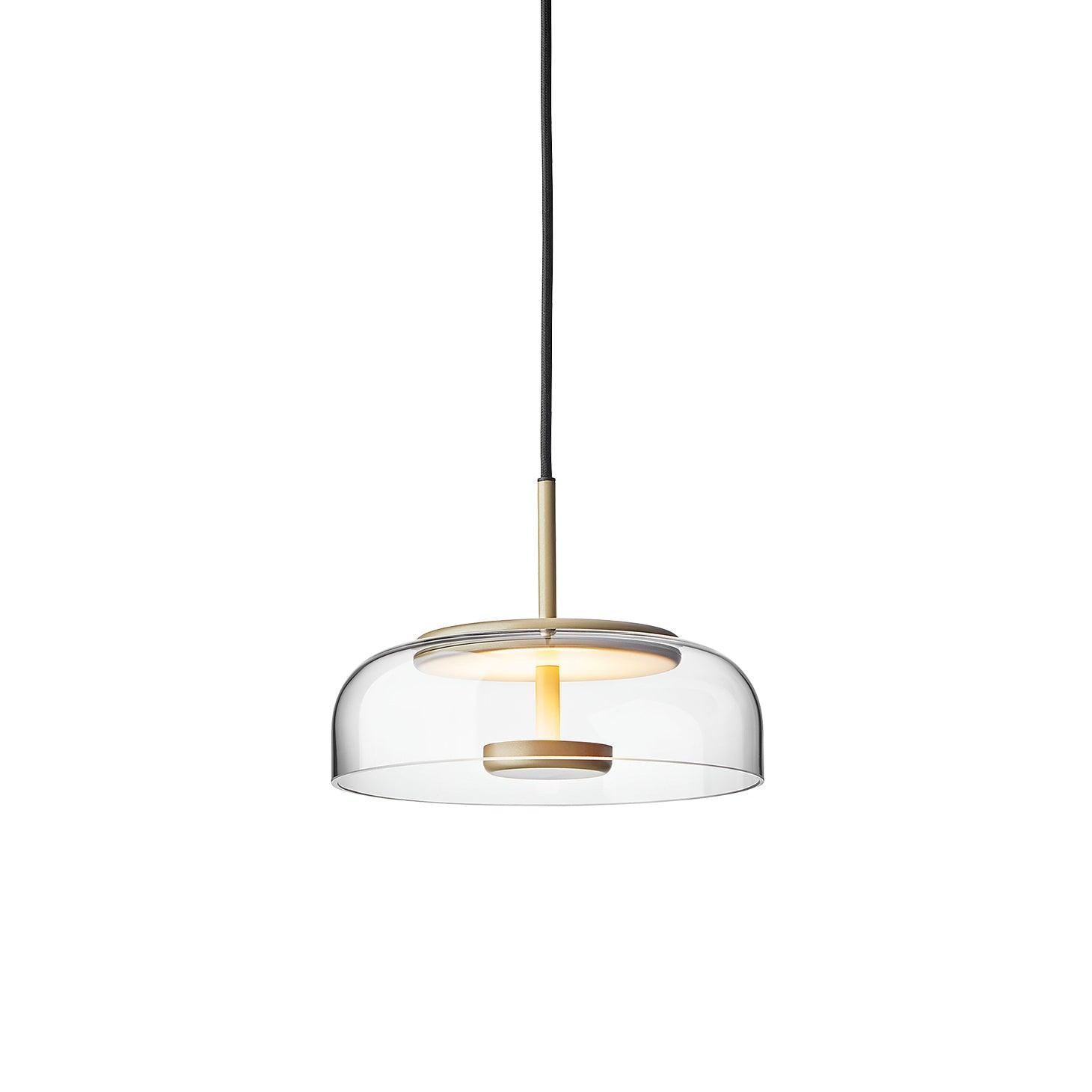 Lustra Pendant Lamp Transparent Glass Sleek - Letslighting