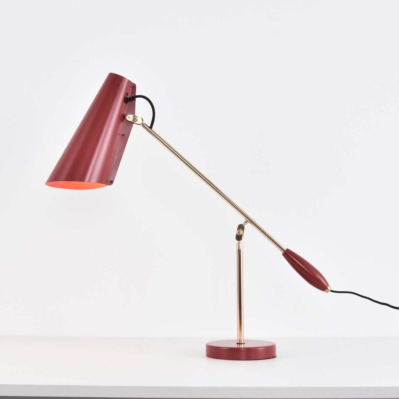Orbix Steel Mid-Century Table Lamp - Letslighting
