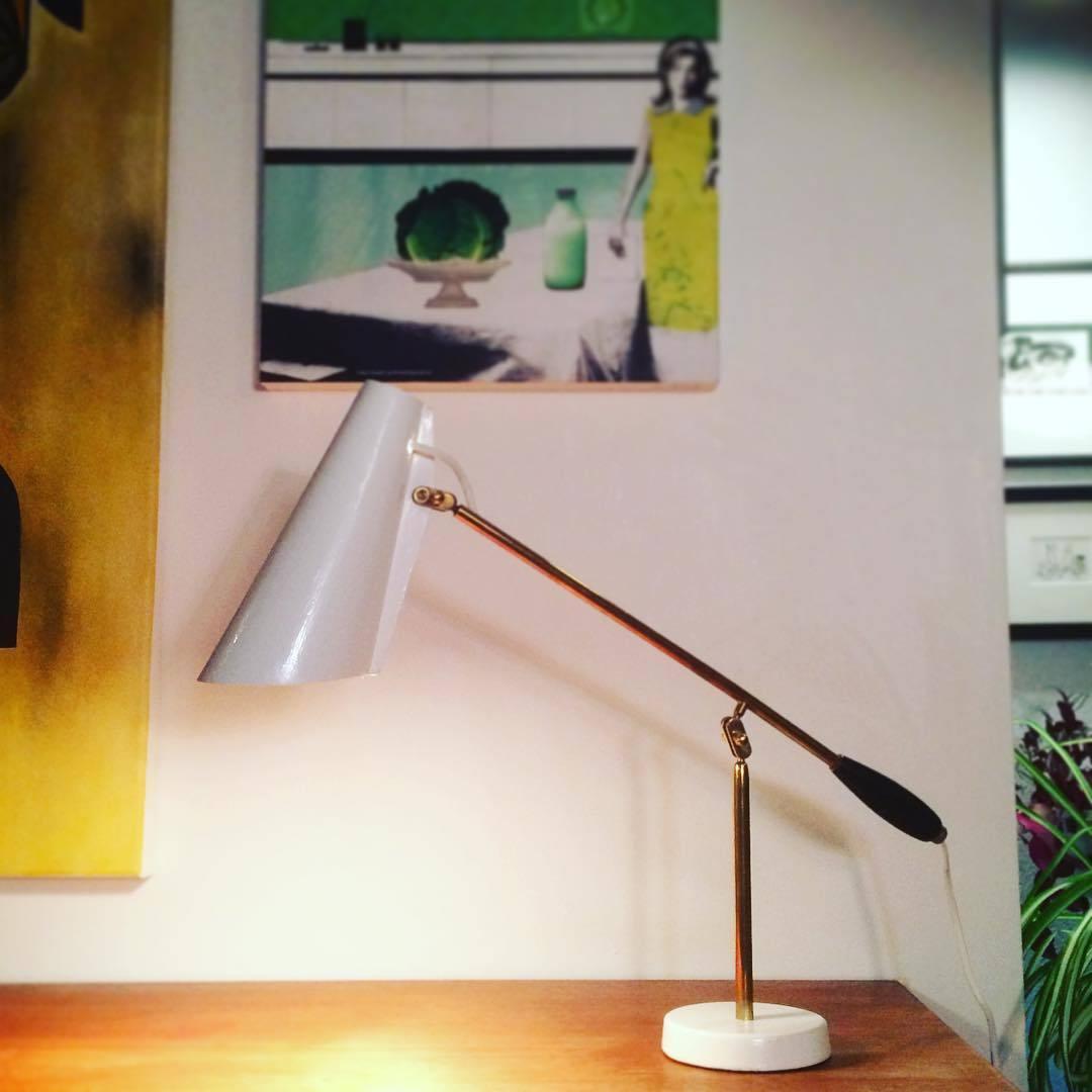 Orbix Steel Mid-Century Table Lamp - Letslighting