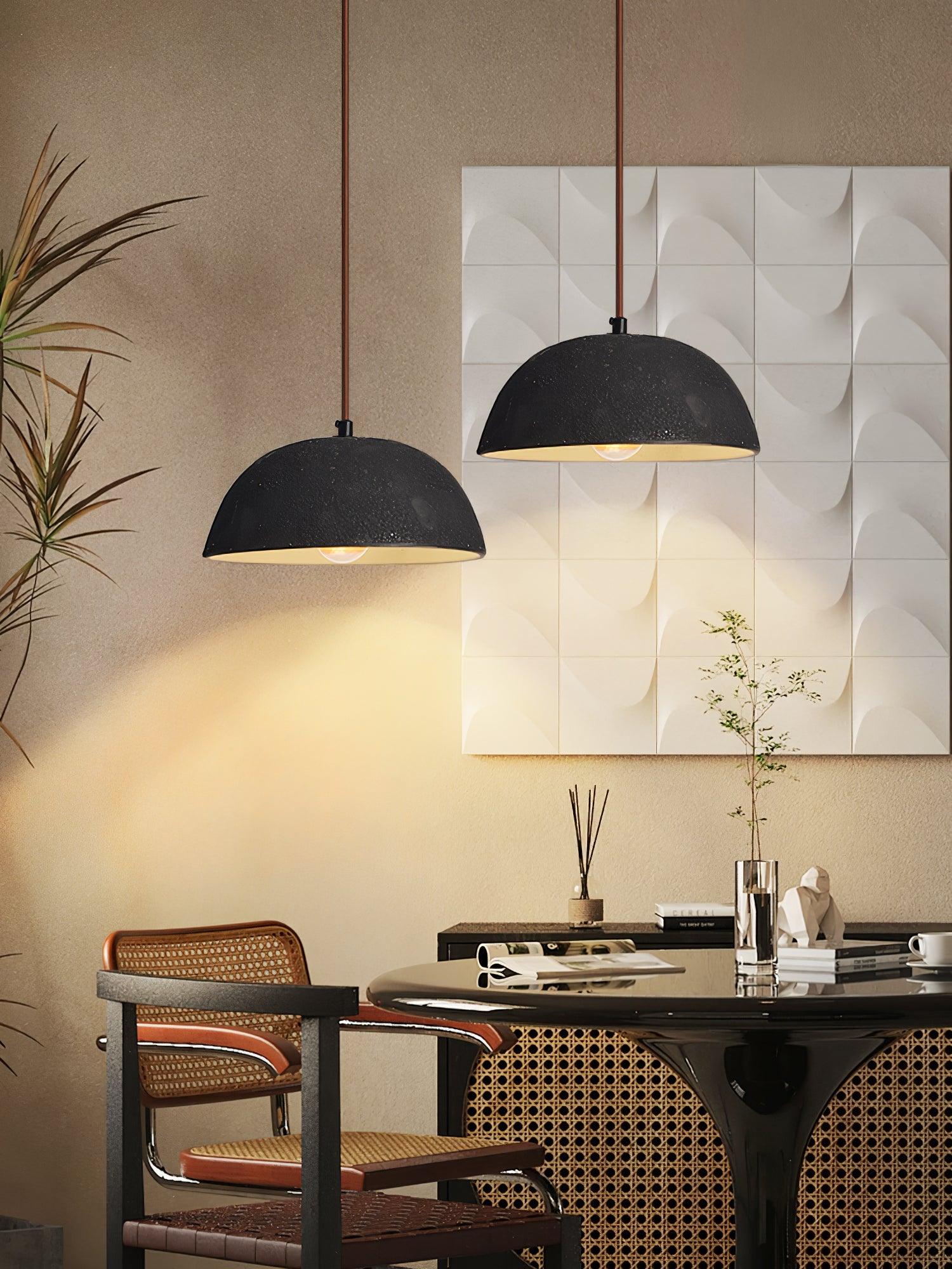 Dome Vintage Wood Pendant Lamp - Letslighting