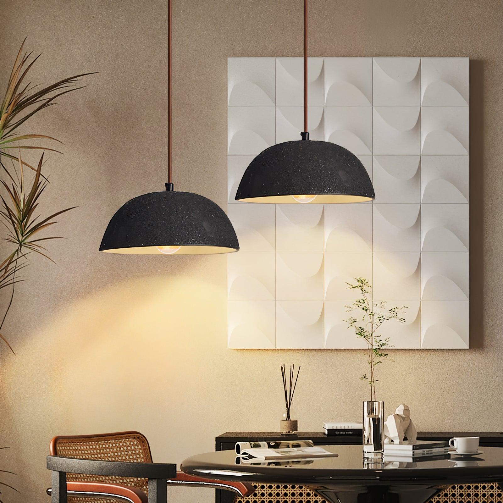 Dome Vintage Wood Pendant Lamp - Letslighting