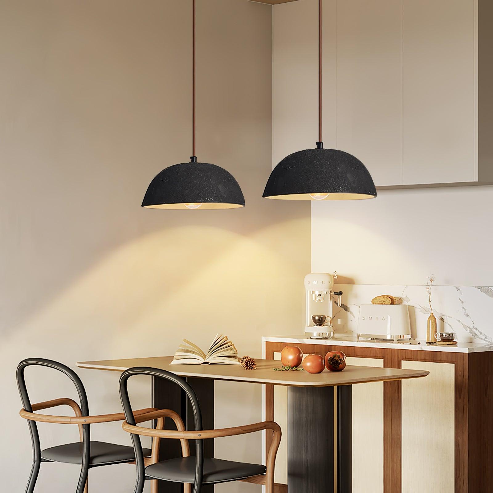 Dome Vintage Wood Pendant Lamp - Letslighting