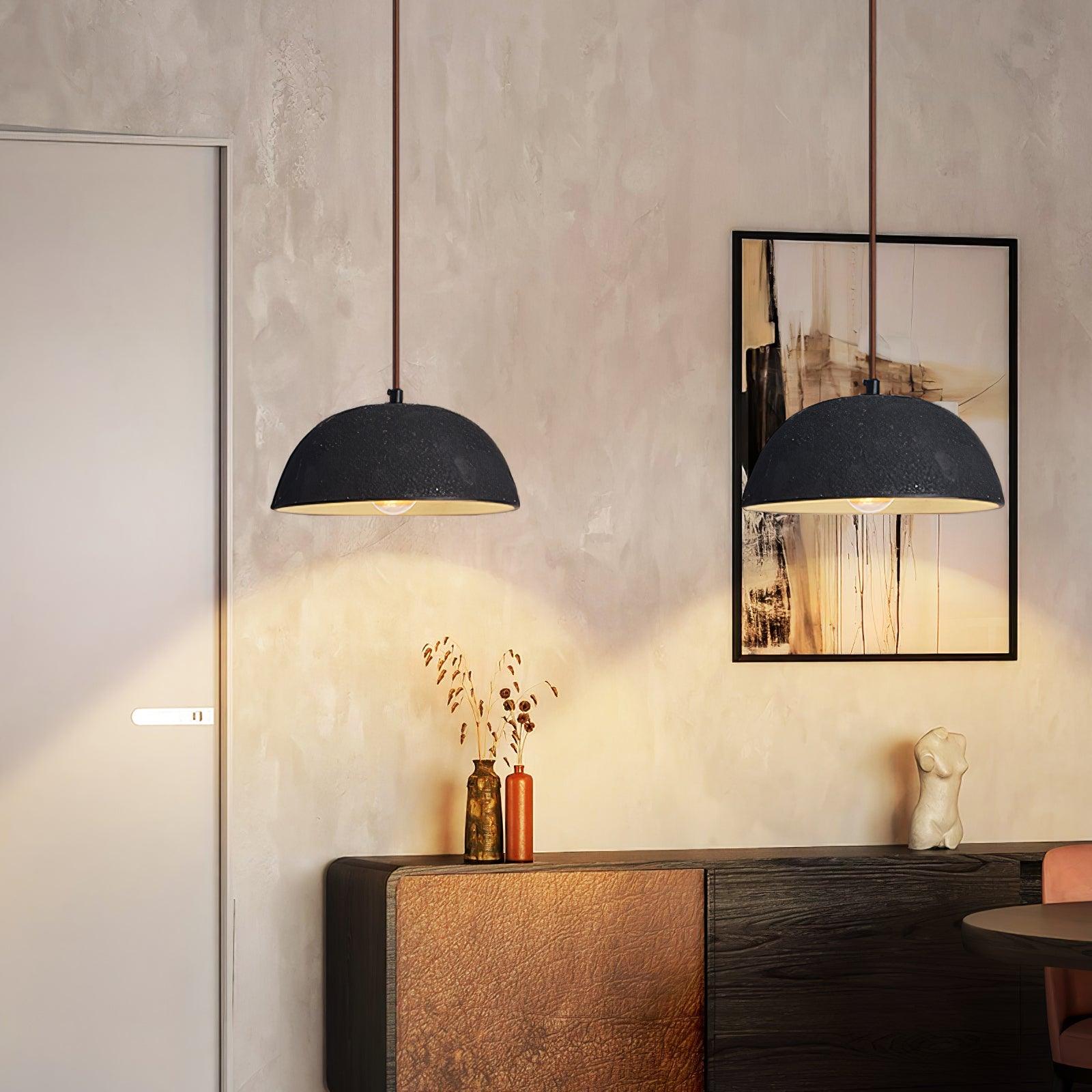 Dome Vintage Wood Pendant Lamp - Letslighting