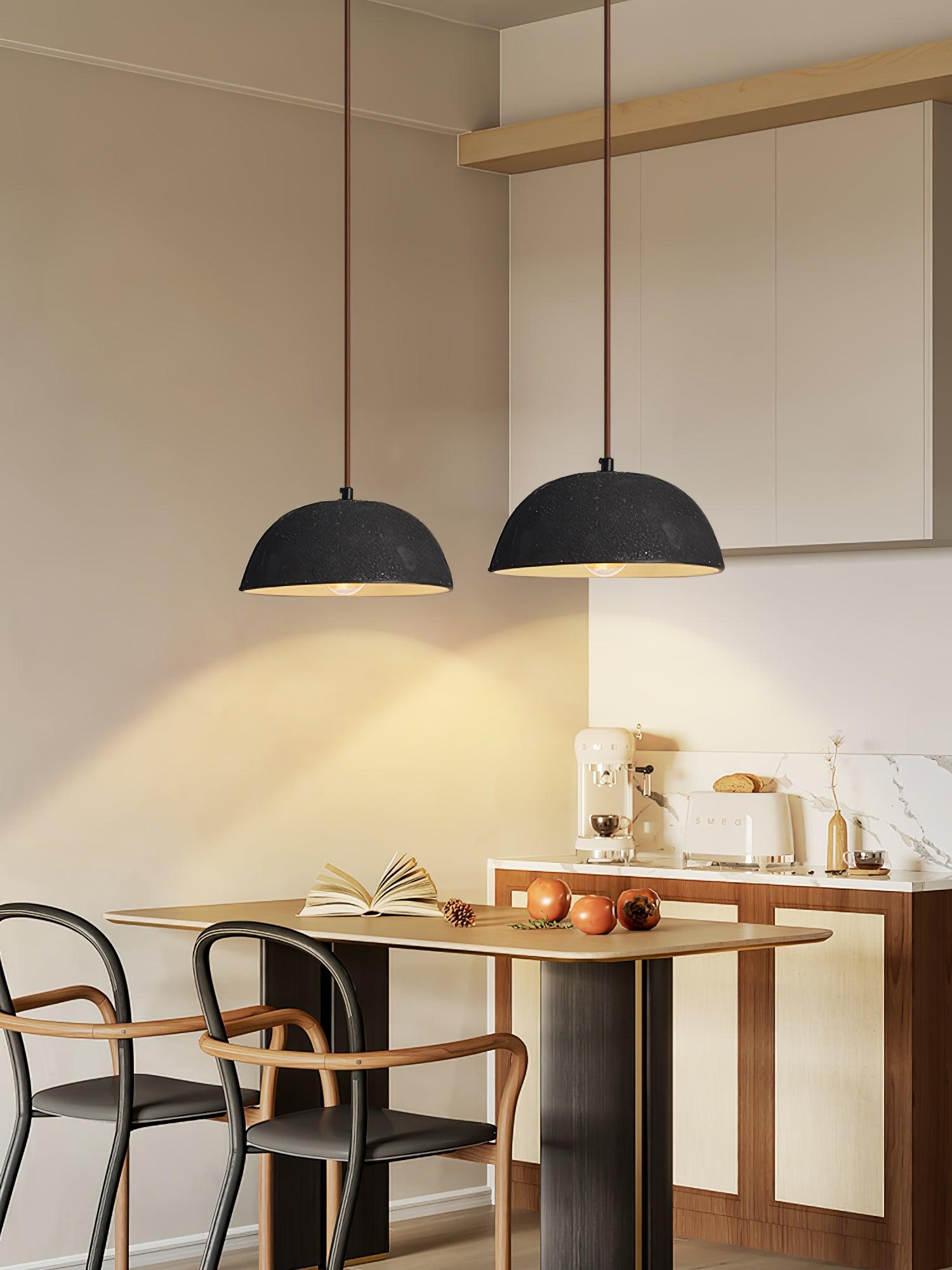 Dome Vintage Wood Pendant Lamp - Letslighting