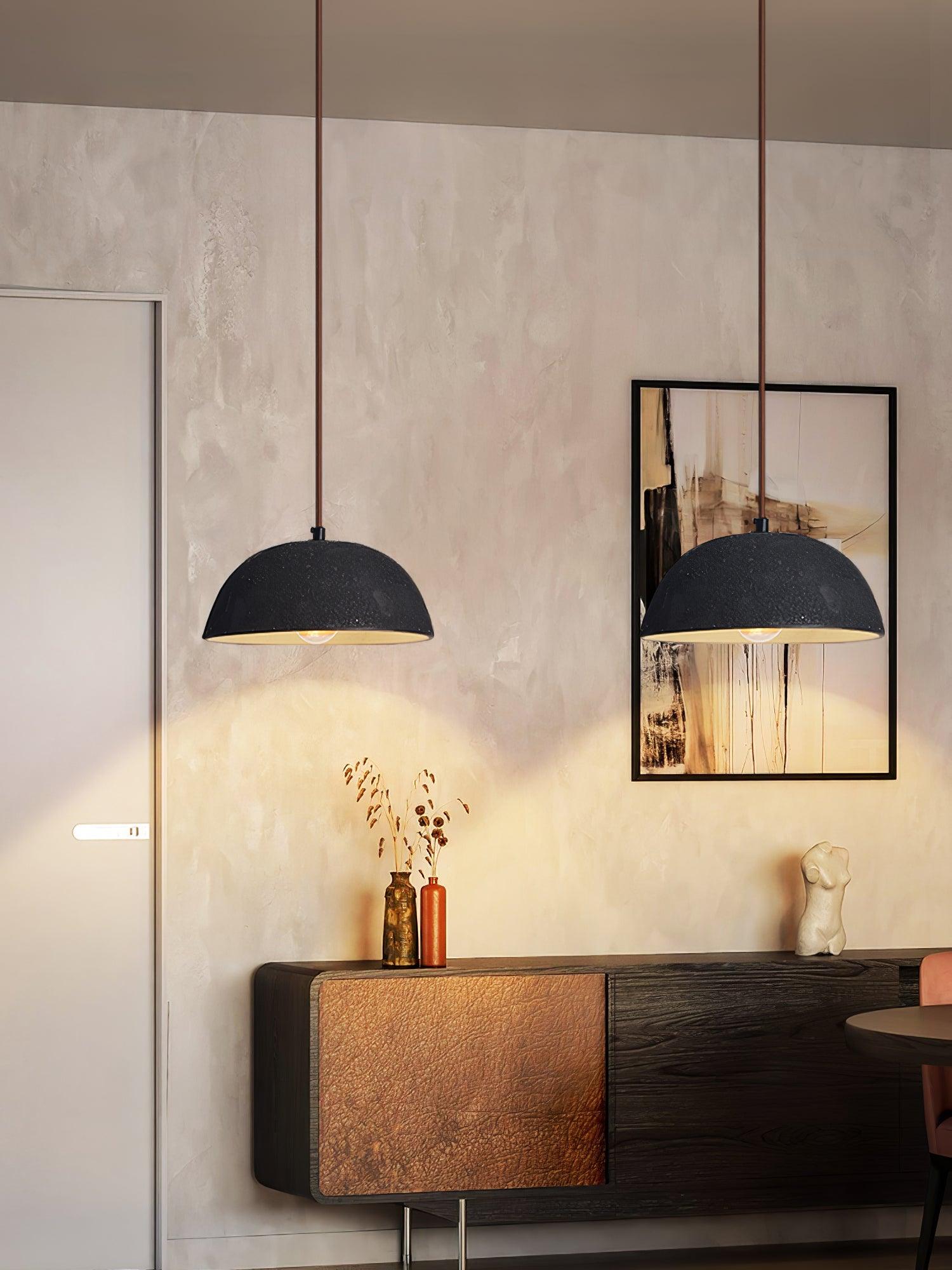 Dome Vintage Wood Pendant Lamp - Letslighting