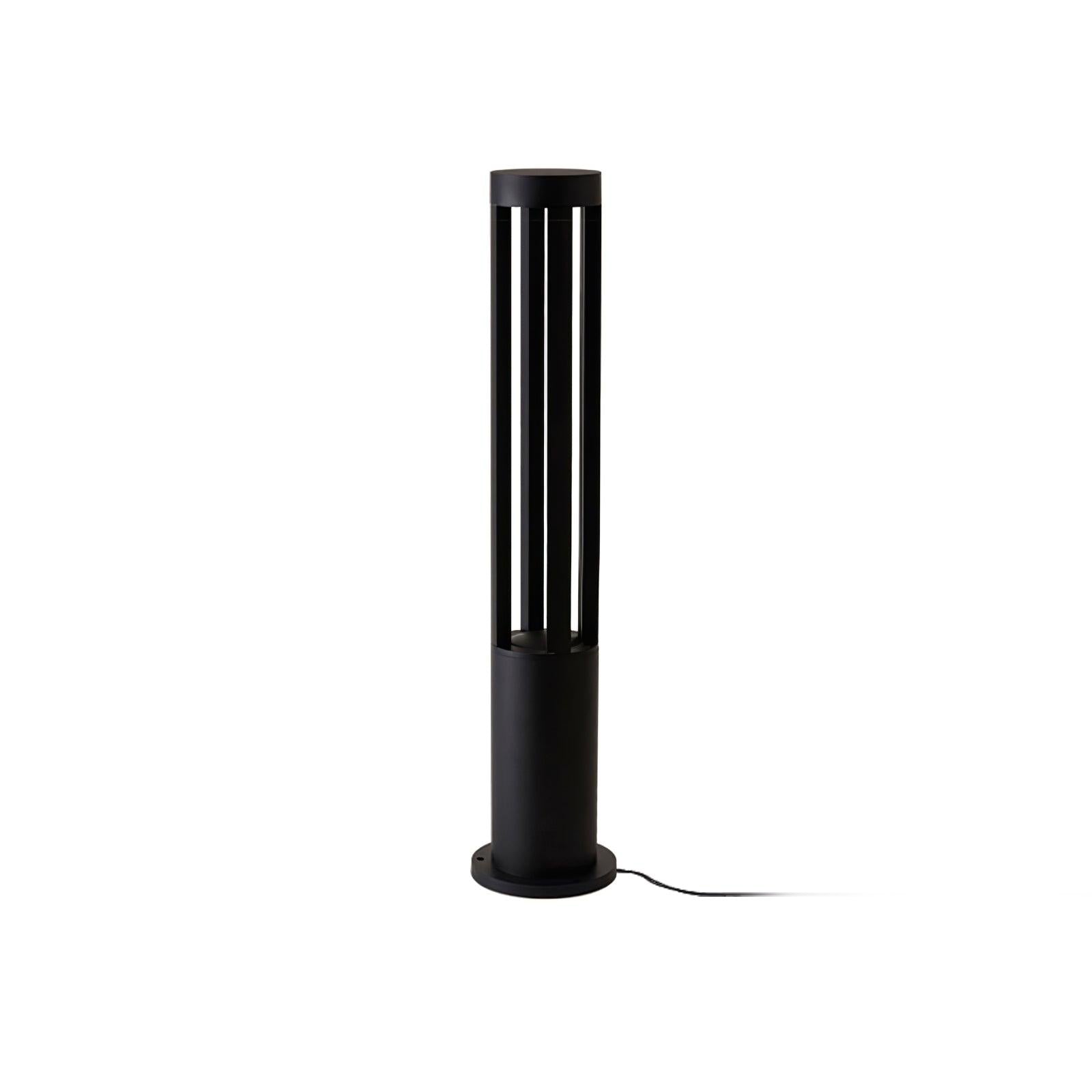Lustra Outdoor Light Black Cylindrical Garden - Letslighting