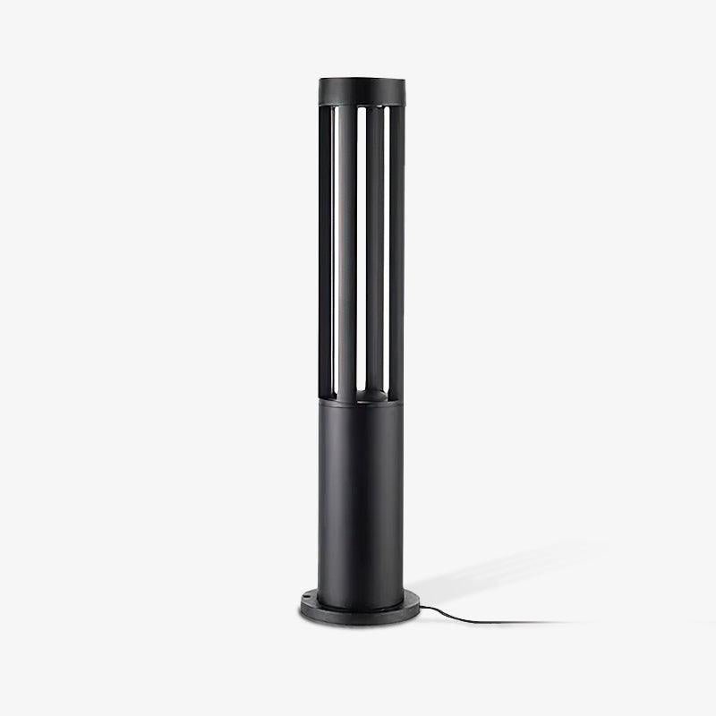 Lustra Outdoor Light Black Cylindrical Garden - Letslighting