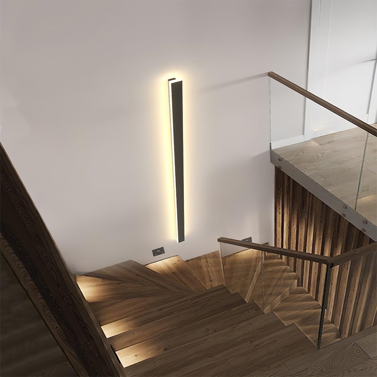 Aurvelyra Long Strip Solar Outdoor Sconce - Letslighting