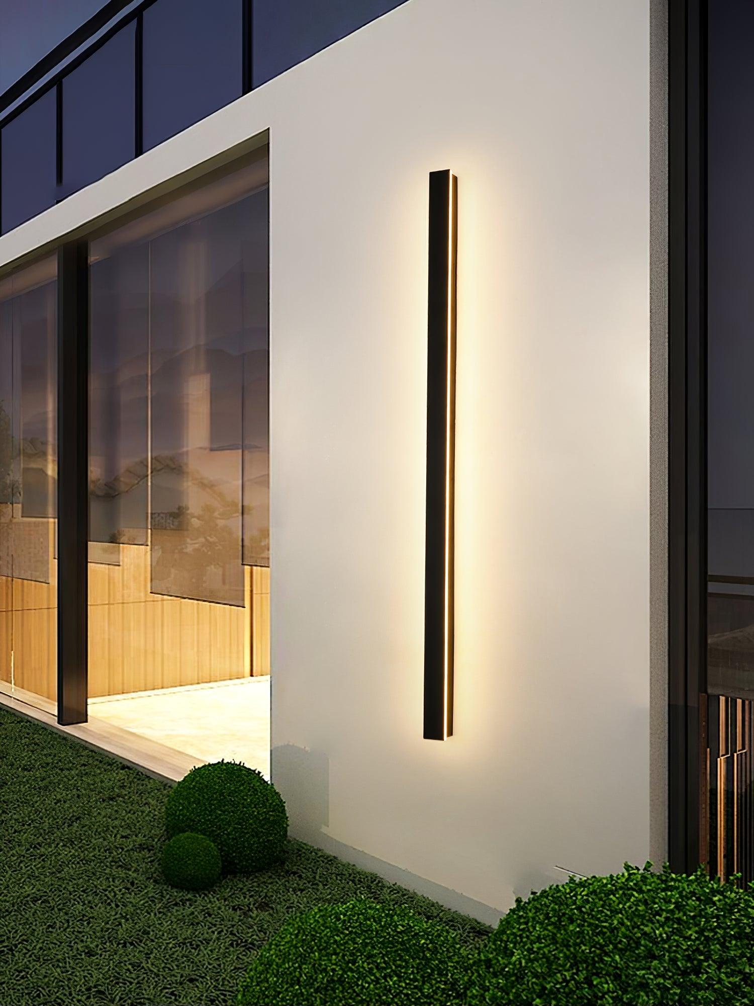 Aurvelyra Long Strip Solar Outdoor Sconce - Letslighting