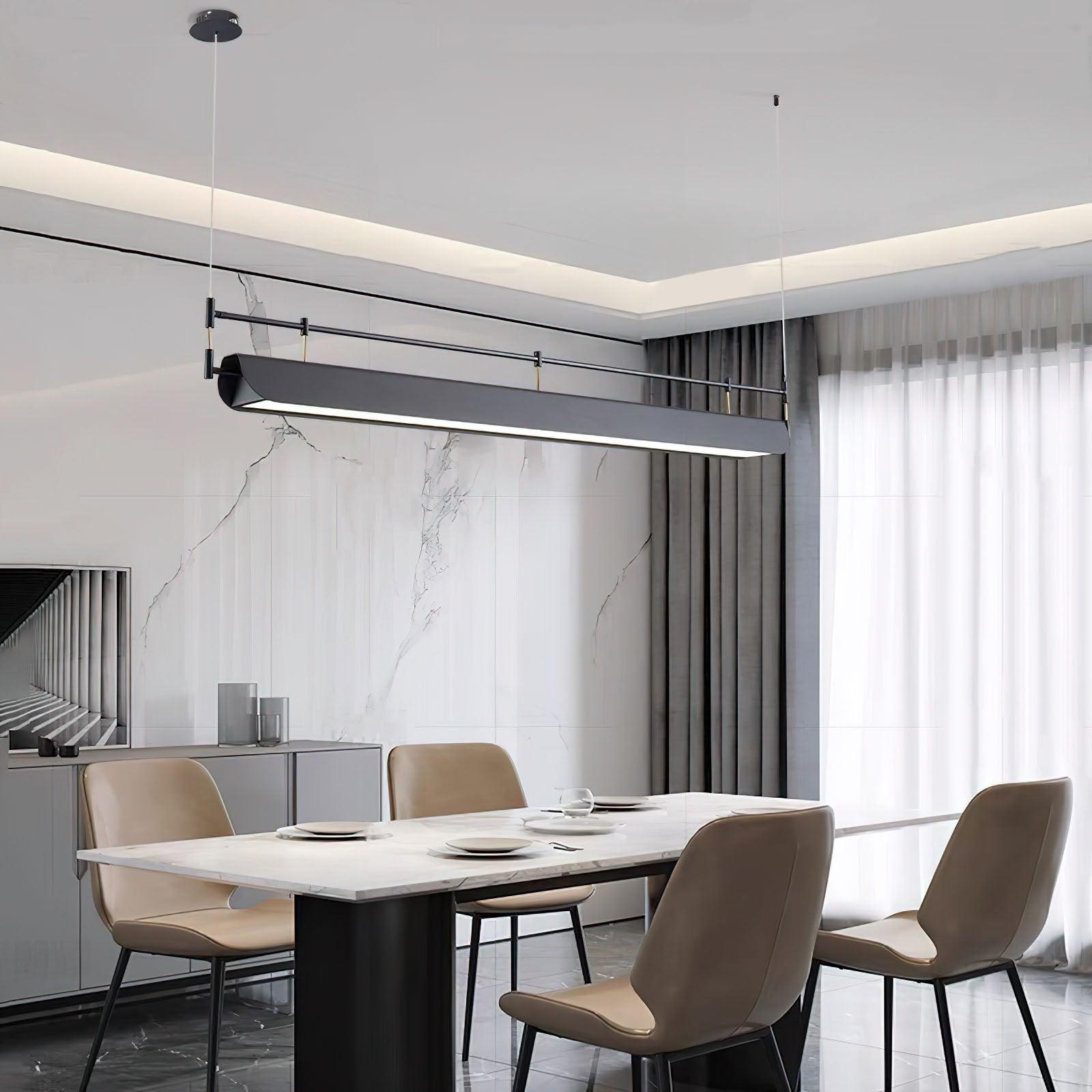 Lustra Chandelier Black Roof LED - Letslighting