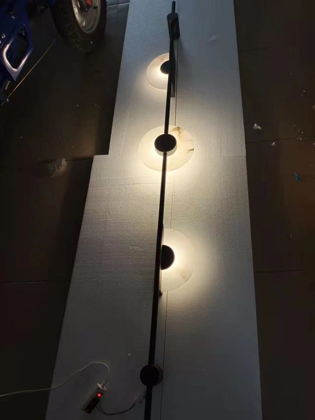 Slender Wall Lamp Alabaster Modern Minimalist - Letslighting