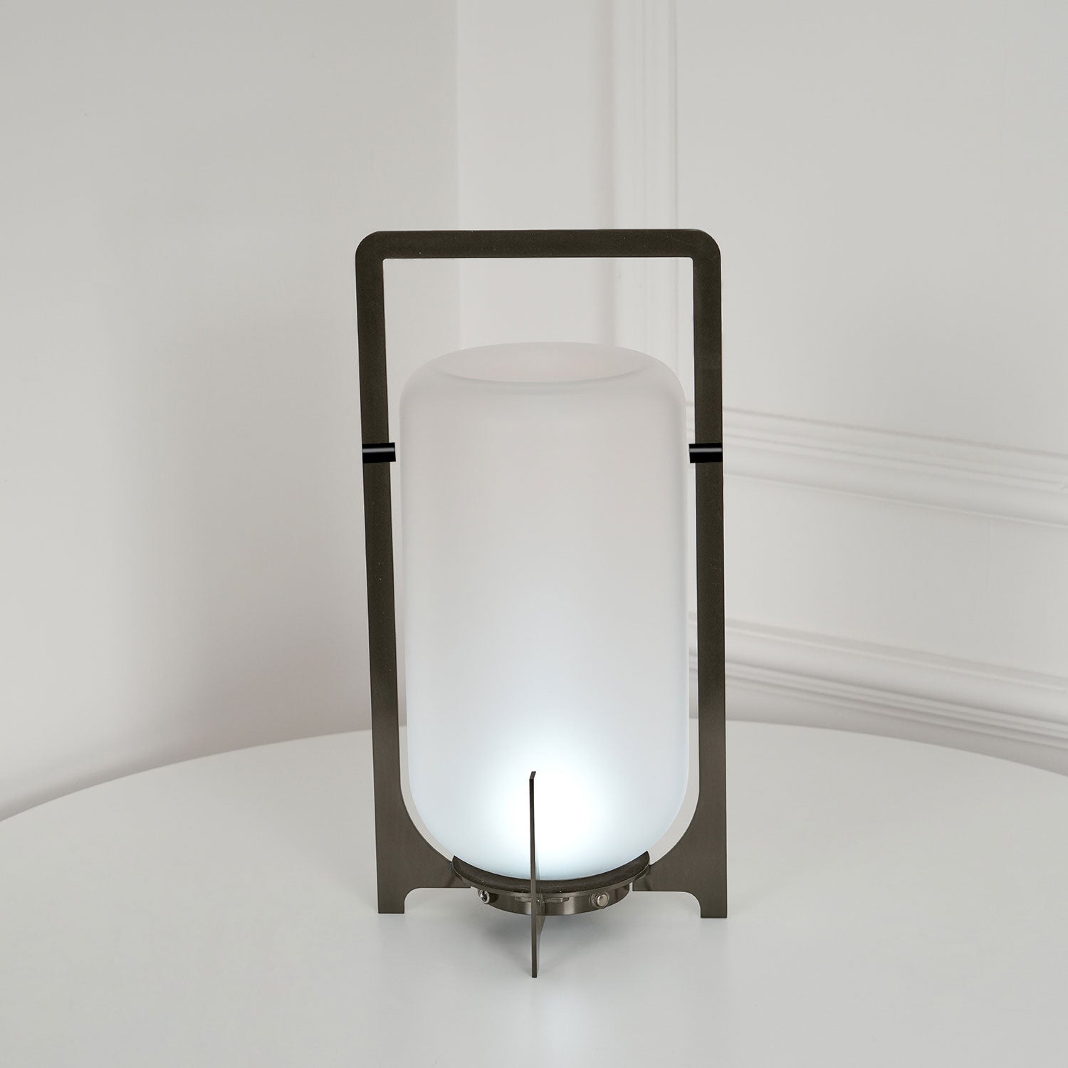 Luxis Steel Plastic Minimalist Table Lamp - Letslighting