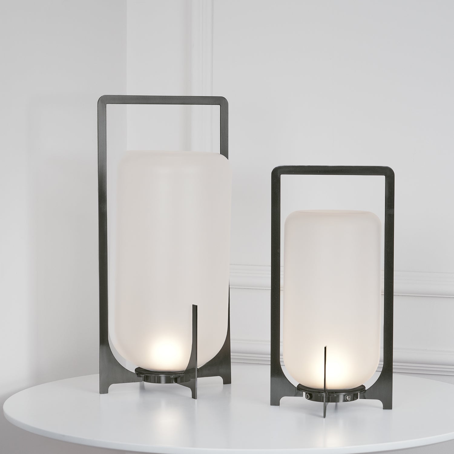 Luxis Steel Plastic Minimalist Table Lamp - Letslighting