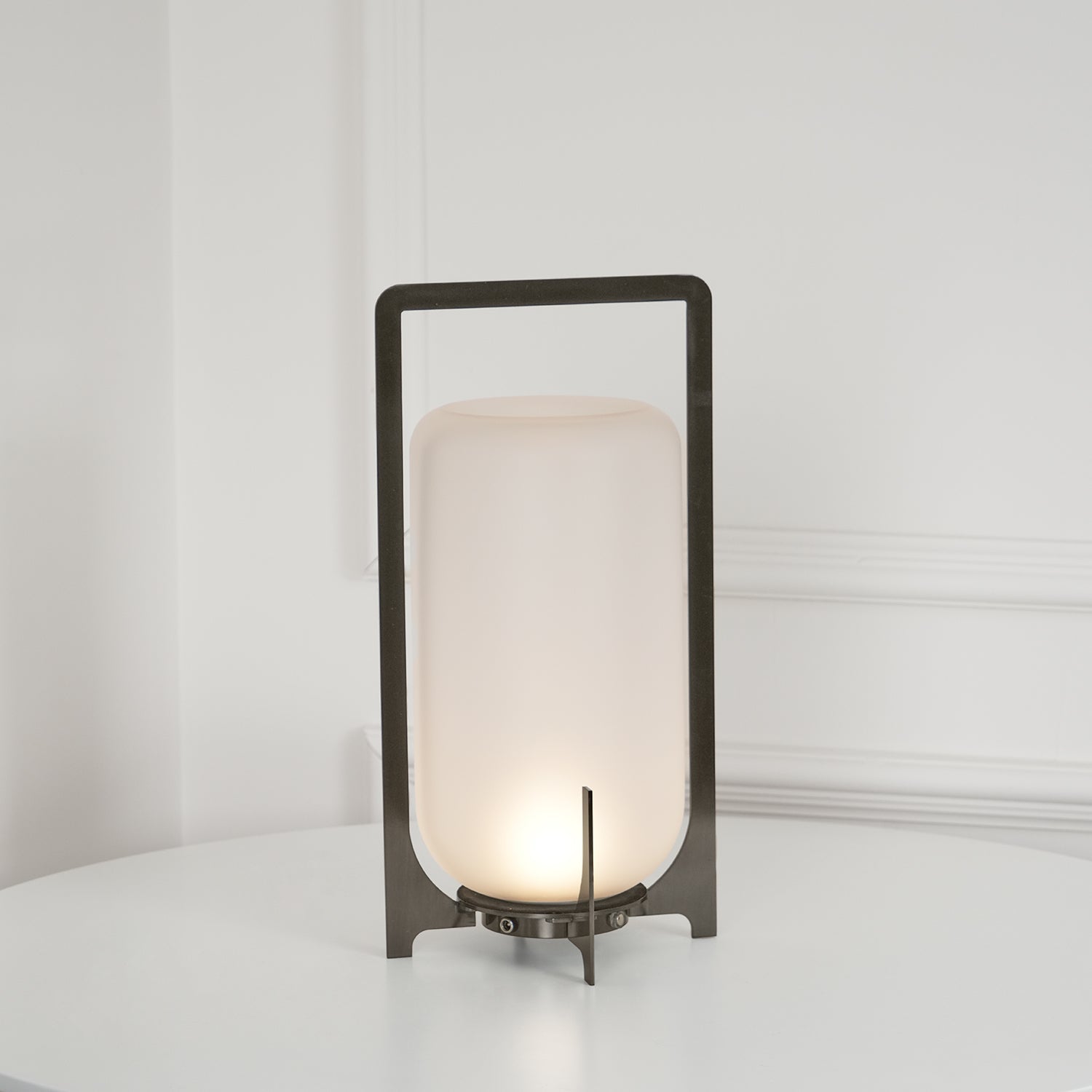 Luxis Steel Plastic Minimalist Table Lamp - Letslighting
